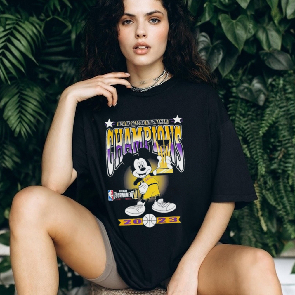 Los Angeles Lakers Mickey Mouse NBA in Season Tournament Champions 2023 Shirt Los Angeles Lakers Mickey Mouse NBA in Season Tournament Champions 2023 Shirt