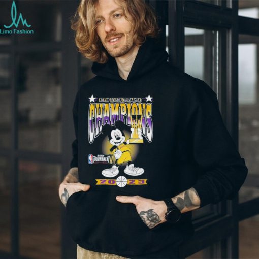 Los Angeles Lakers Mickey Mouse NBA in Season Tournament Champions 2023 Shirt