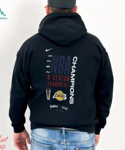 Los Angeles Lakers NBA In Season Tournament Champions Nike Locker Room T Shirt