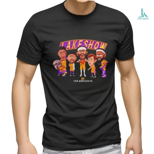 Los Angeles Lakers basketball NBA Lakeshow team graphic deisgn shirt