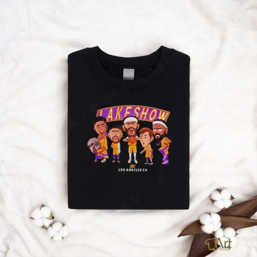 Los Angeles Lakers basketball NBA Lakeshow team graphic deisgn shirt