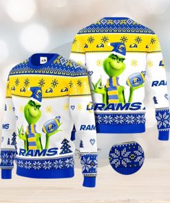 Los Angeles Rams Grinch Ugly Christmas Sweater Xmas 3D Printed Christmas Sweater Gift