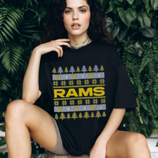 Los Angeles Rams Holiday Christmas Tree T Shirt