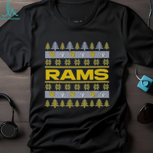 Los Angeles Rams Holiday Christmas Tree T Shirt