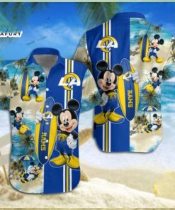 Los Angeles Rams Mickey Mouse Hawaiian Shirt