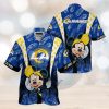 NCAA Kentucky Wildcats Hawaiian Shirt Mickey And Floral Pattern