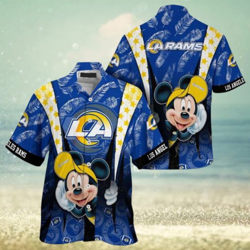 Los Angeles Rams Mickey Mouse NFL Hawaiian Shirt