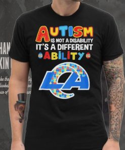 Los Angeles Rams NFL Autism Is Not A Disability 2024 Shirt