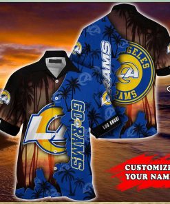 Los Angeles Rams NFL Customized Summer Hawaii Shirt For Sports Enthusiasts