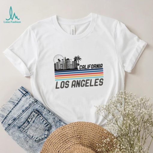 Los angeles skyline California vintage shirt