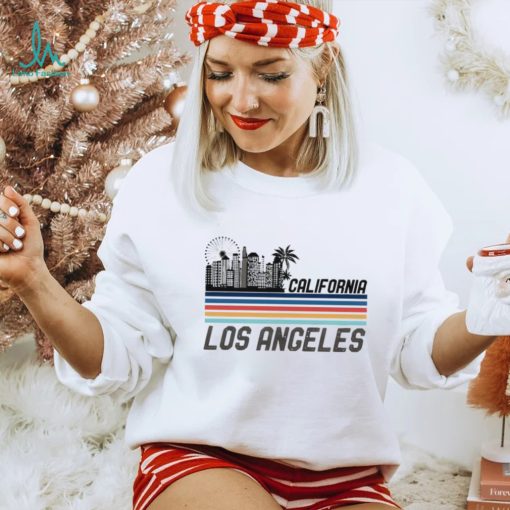 Los angeles skyline California vintage shirt