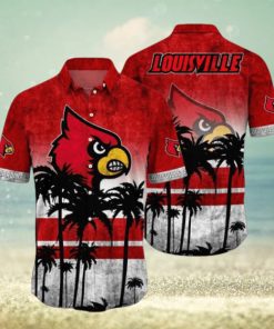 Louisville Cardinals Logo Coconut Tropical Hawaiian Shirt Beach Gift For Fans