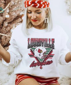 Louisville Cardinals Triangle Vintage T Shirt, hoodie, sweater, long sleeve and tank top Louisville Cardinals Triangle Vintage T Shirt