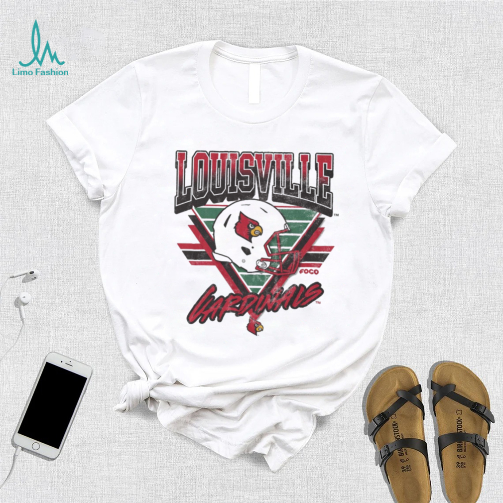 Louisville Cardinals Triangle Vintage T Shirt Louisville Cardinals Triangle Vintage T Shirt