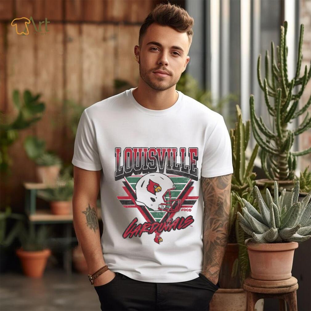 Louisville Cardinals Triangle Vintage T Shirt Louisville Cardinals Triangle Vintage T Shirt
