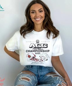 Louisville Cardinals Vs. Florida State Seminoles 2023 ACC Football Championship Matchup T Shirt
