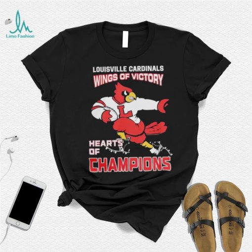 Louisville Cardinals wings of victory hearts of Champions shirt