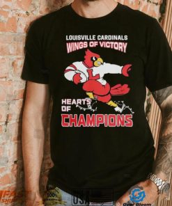 Louisville Cardinals wings of victory hearts of Champions shirt
