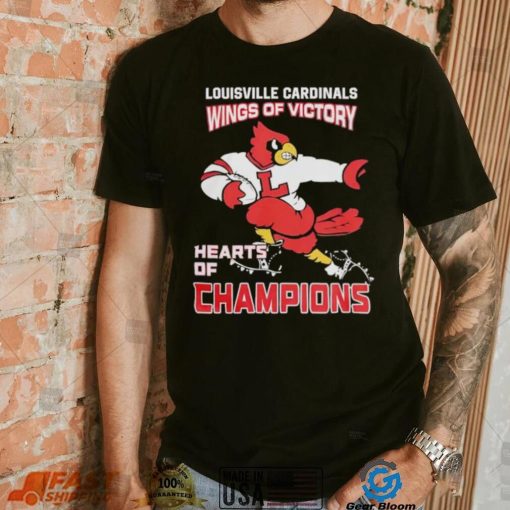 Louisville Cardinals wings of victory hearts of Champions shirt