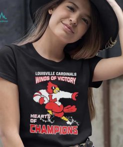 Louisville Cardinals wings of victory hearts of Champions shirt