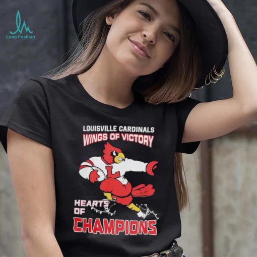 Louisville Cardinals wings of victory hearts of Champions shirt