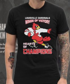 Louisville Cardinals wings of victory hearts of Champions shirt