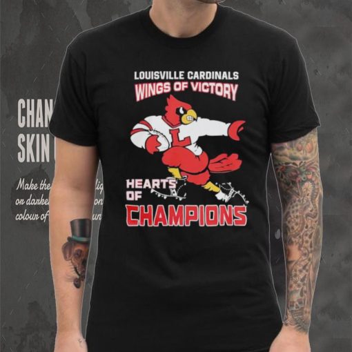 Louisville Cardinals wings of victory hearts of Champions shirt