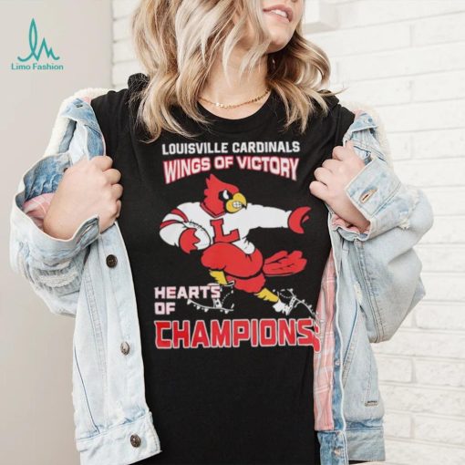 Louisville Cardinals wings of victory hearts of Champions shirt