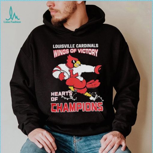 Louisville Cardinals wings of victory hearts of Champions shirt