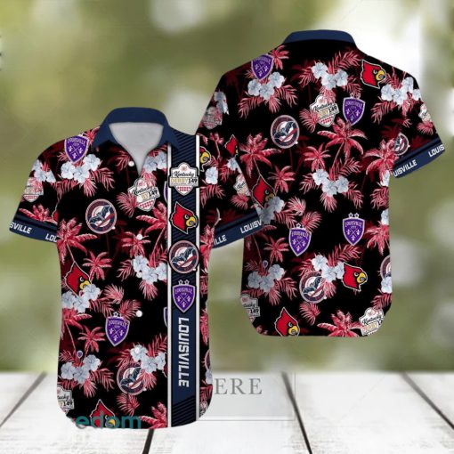 Louisville States Beach Lover Gift Aloha Hawaiian Shirt Sport Teams Summer Gift Shirt