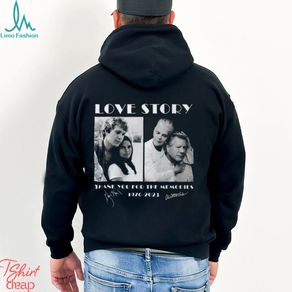 Love Story 1970 – 2023 Thank You For The Memories T Shirt Love Story 1970 – 2023 Thank You For The Memories T Shirt