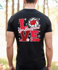 Love Wisconsin Badgers Volleyball Go Badgers T Shirt