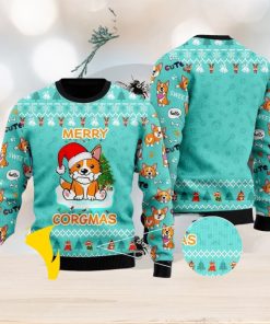 Lovely Dog Merry Corgmas Christmas Ugly Sweater 3D