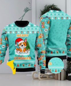 Lovely Dog Merry Corgmas Christmas Ugly Sweater 3D