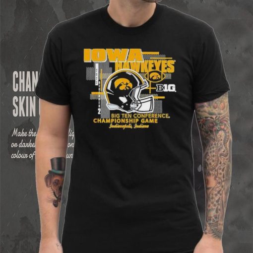 Lowa Hawkeyes Big Ten Championship 2023 Football Helmet Shirt