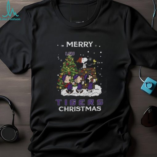 Lsu Tigers Snoopy Family Christmas Shirt