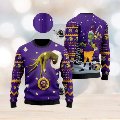 Lsu Tigers Team GrinchUgly Christmas Sweater Cute Christmas Gift