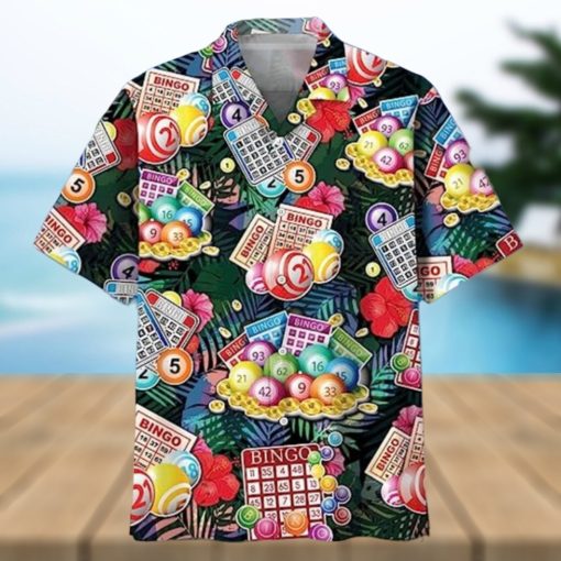 Lucky Bingo Hawaiian Shirt, Bingo Gifts for Men, Funny Bingo Shirt, bingo lover shirt, bingo player gift, bingo queen shirt, Casino Shirt