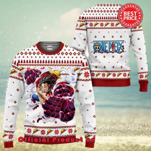 Luffy Gear 4 One Piece Anime Ugly Christmas Sweater