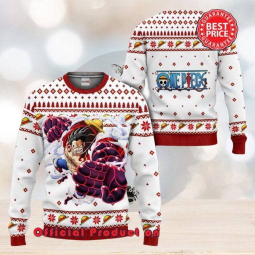 Luffy Gear 4 One Piece Anime Ugly Christmas Sweater