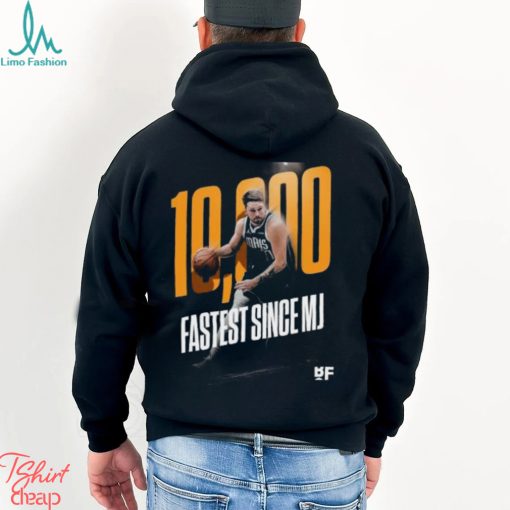Luka Doncic 77 Becomes The Fastest Player Since MJ To Reach 10k Points NBA Shirt