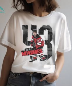 Luke Hughes professional ice hockey New Jersey Rough T Shirt