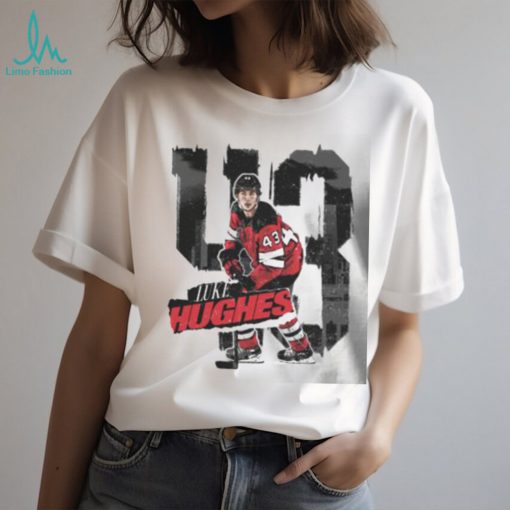Luke Hughes professional ice hockey New Jersey Rough T Shirt
