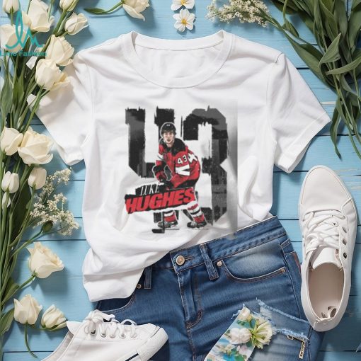 Luke Hughes professional ice hockey New Jersey Rough T Shirt