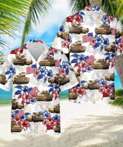 M2 Bradley Fighting Vehicle 4th Of July Hawaiian Shirt