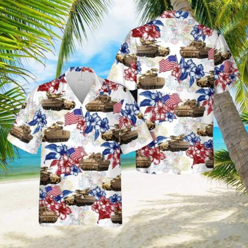 M2 Bradley Fighting Vehicle 4th Of July Hawaiian Shirt