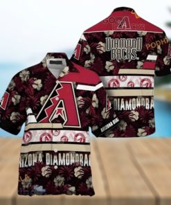 MLB Arizona Diamondbacks Hawaiian Shirt, All Over Tropical Flower Print