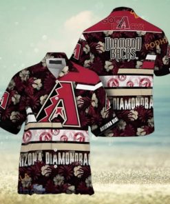 MLB Arizona Diamondbacks Hawaiian Shirt, All Over Tropical Flower Print