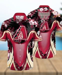 MLB Arizona Diamondbacks Hawaiian Shirt, Beach Lover’s Tropical Flower Choice