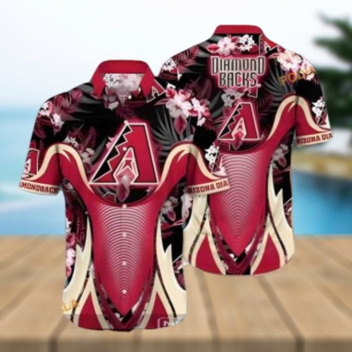 MLB Arizona Diamondbacks Hawaiian Shirt, Beach Lover’s Tropical Flower Choice